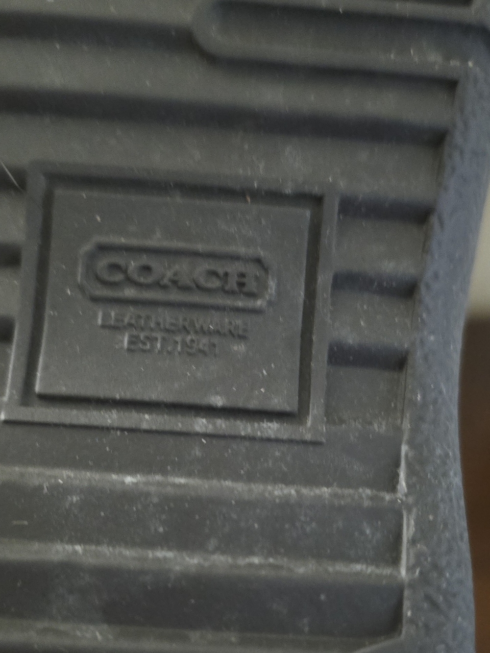 Coach Black Winter/Rain Boot with Branded Sole